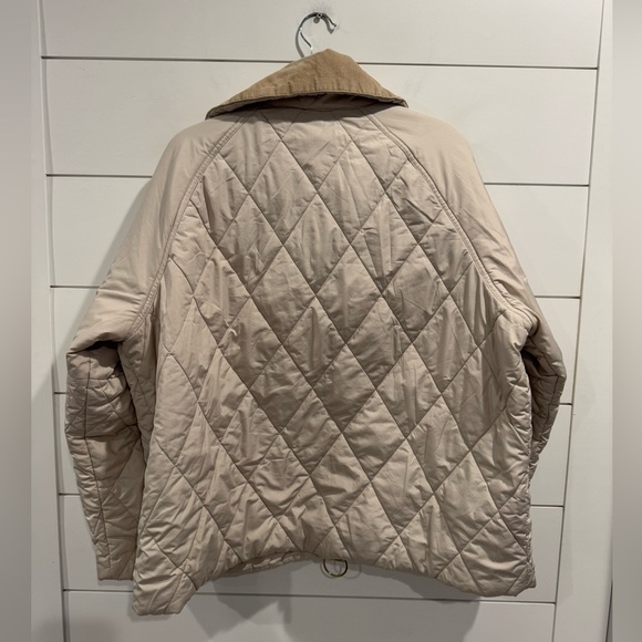 Barbour Milby quilt jacket in oatmeal - Picture 5 of 7